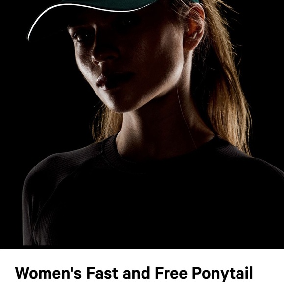 Women's Green Ponytail Cap - Picture 4 of 4